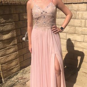 Pink Sequin Dress